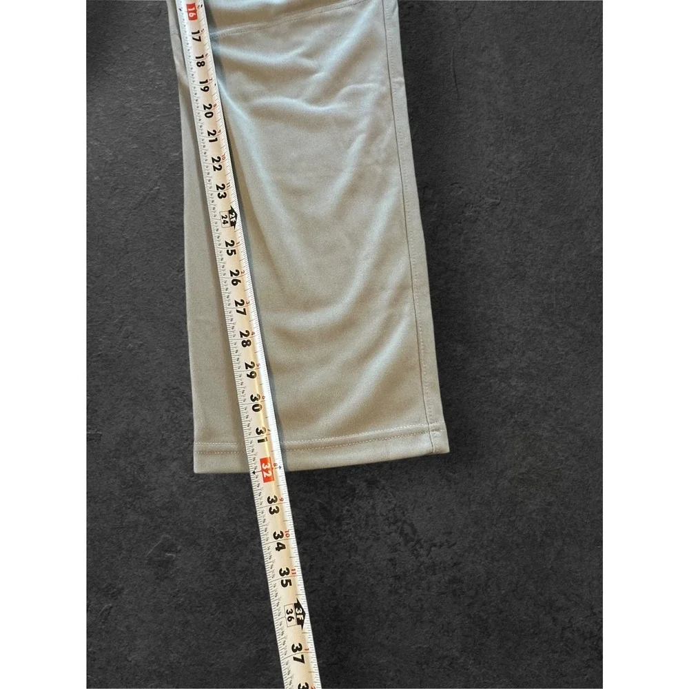 Nike Vapor Pro Baseball Pants Mens Medium Long Light Grey 747235-052 Straight